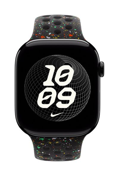 Apple 46mm Midnight Black Nike Sport Band - S/M