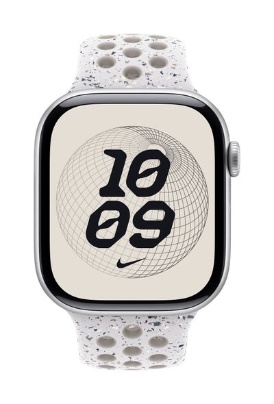 Apple Nike Sport Band Grey Aluminium, Fluoroelastomer