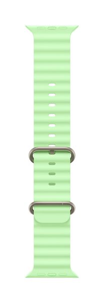 Apple Natural Titanium Finish Band Green Fluoroelastomer, Titanium