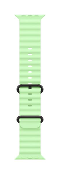 Apple Black Titanium Finish Band Green Fluoroelastomer, Titanium