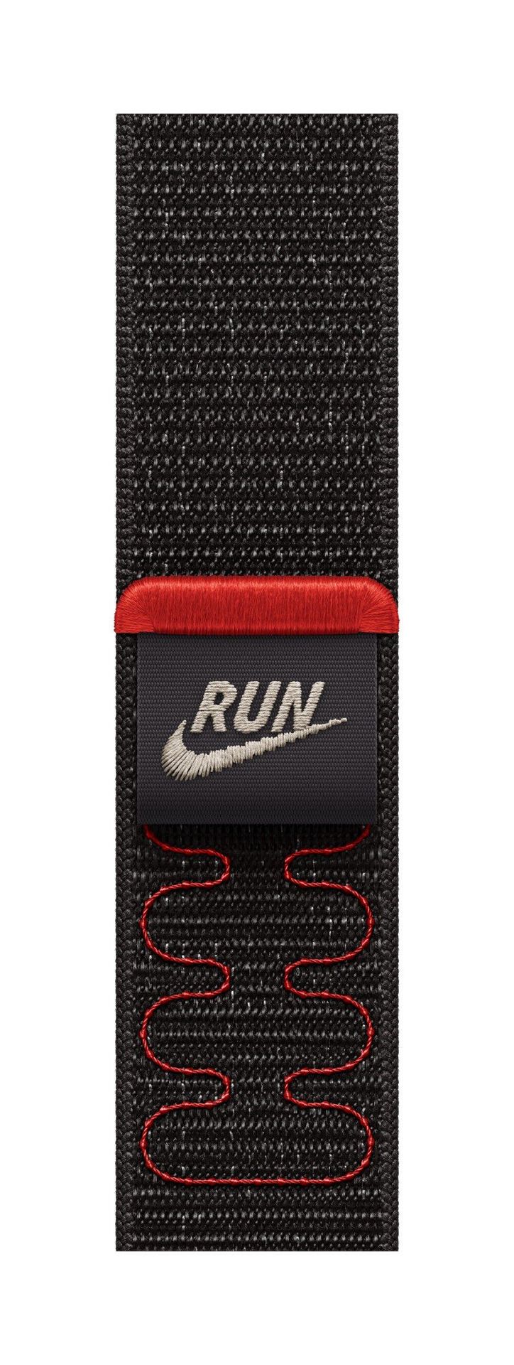 Apple Nike Sport Loop Band Black Nylon, Recycled polyester, Spandex - Image 1