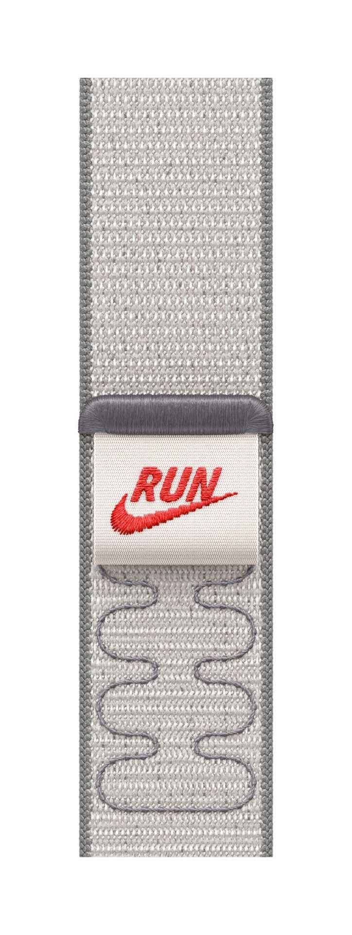 Apple Nike Sport Loop Band Grey Nylon, Recycled polyester, Spandex - Image 1