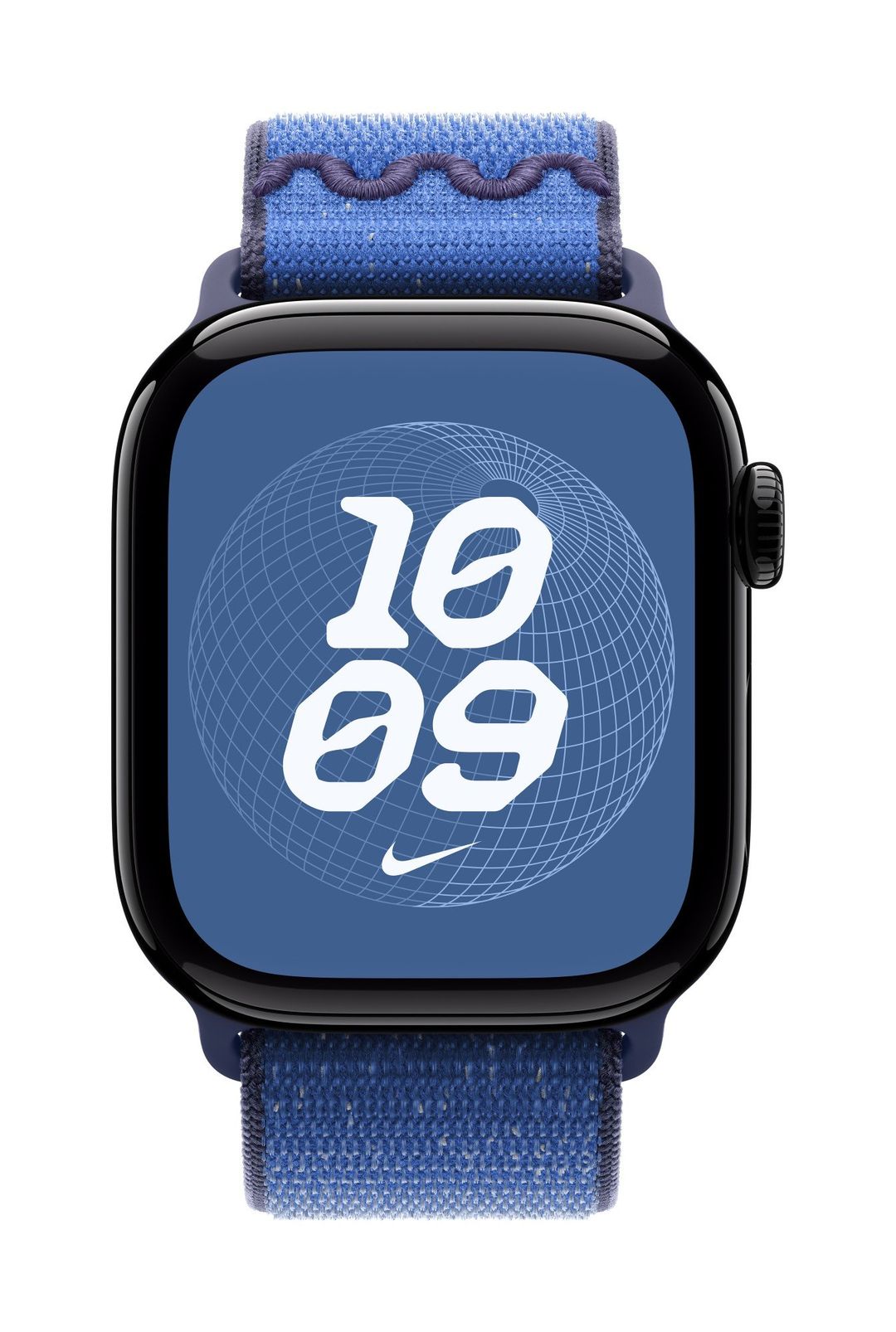 Apple Nike Sport Loop Band Blue Nylon, Recycled polyester, Spandex - Image 1