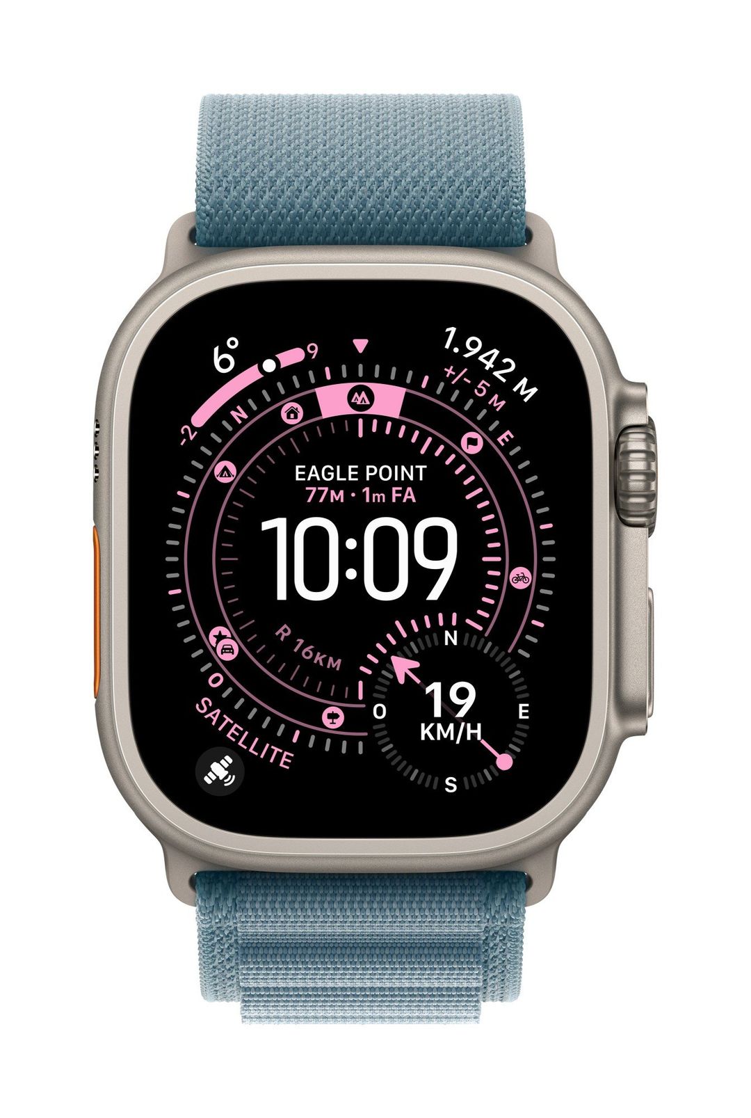 Apple MG9M4ZM/A Smart Wearable Accessories Band Blue Titanium, Polyester, Spandex - Image 1