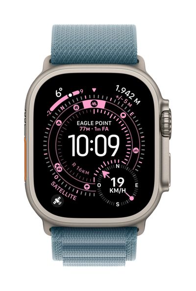 Apple MG9M4ZM/A Smart Wearable Accessories Band Blue Titanium, Polyester, Spandex
