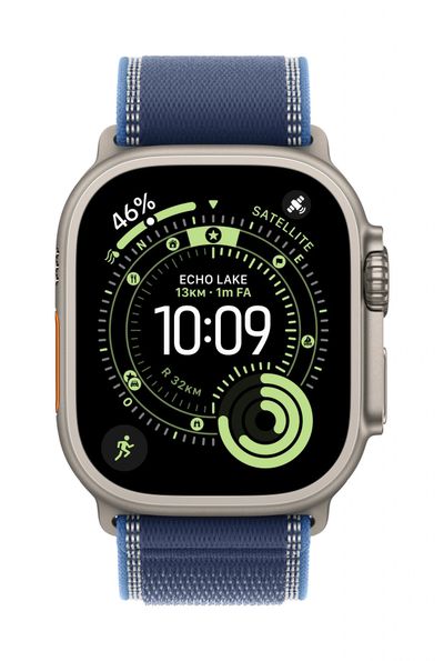 Apple MG9Q4ZM/A Smart Wearable Accessories Band Blue Titanium, Polyester, Spandex, Nylon - Thumbnail 2