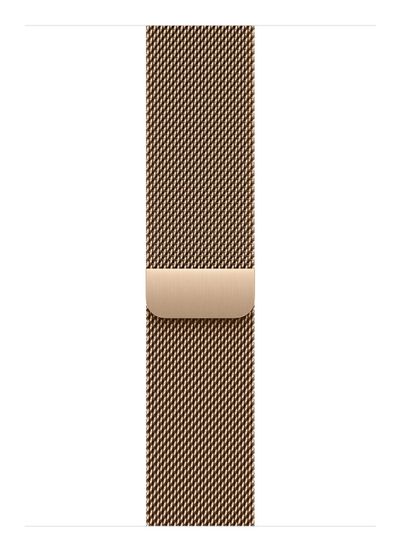 Apple 46mm Gold Milanese Loop - S/M