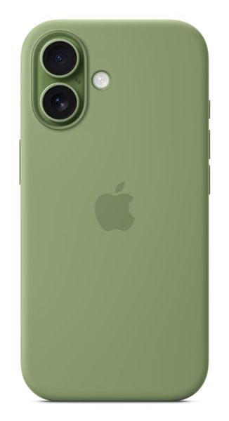 Apple iPhone 17 Silicone Case with MagSafe – Light Moss