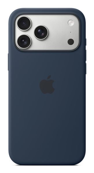 APPLE iPhone 17 Pro Max Silicone Case with MagSafe - Midnight, Blue