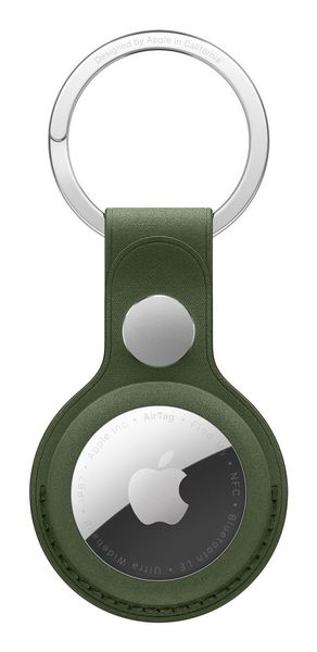 Apple AirTag FineWoven Key Ring - Moss - Thumbnail 2