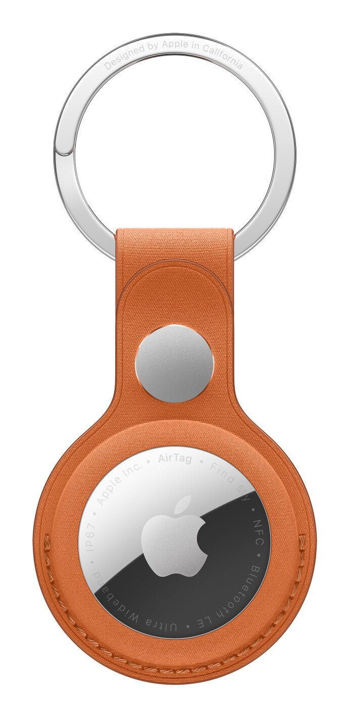 Apple AirTag FineWoven Key Ring - Fox Orange - Image 1