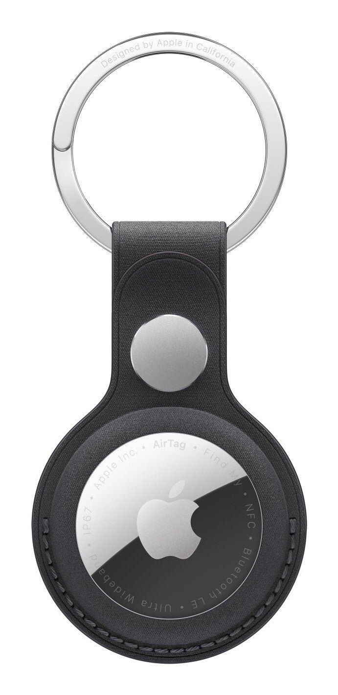 Apple AirTag FineWoven Key Ring – Black - Image 1