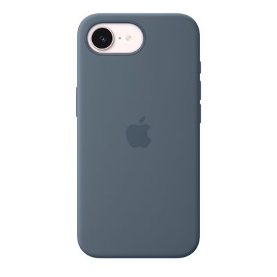 Apple iPhone 17e Silicone Case with MagSafe – Anchor Blue
