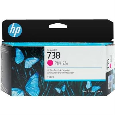 HP 498N6A/738 Ink cartridge magenta 130ml for HP DesignJet T 850