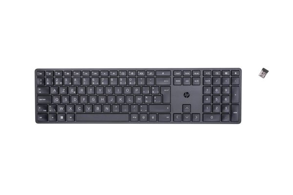 HP 450 Programmable Wireless keyboard RF Wireless + USB AZERTY Belgian