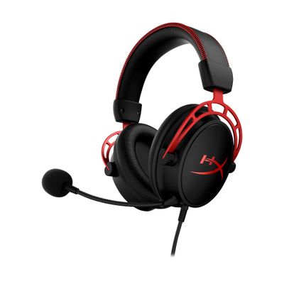 HYPERX Cloud Alpha Gaming Headset - Black & Red, Black