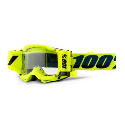 100% Accuri 2 Forecast MTB Cycling Goggles - Clear Lens - Thumbnail 2