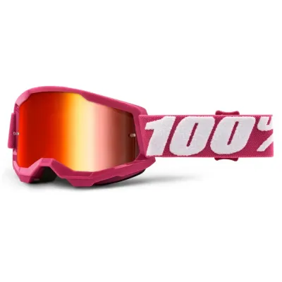 100% Strata 2 Junior MTB Goggles Mirror Lens - Thumbnail 2