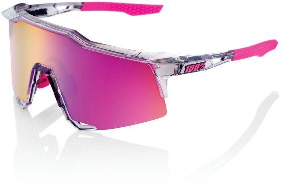 100% Speedcraft Sunglasses - Tokyo Night Purple Multilayer Mirror Lens