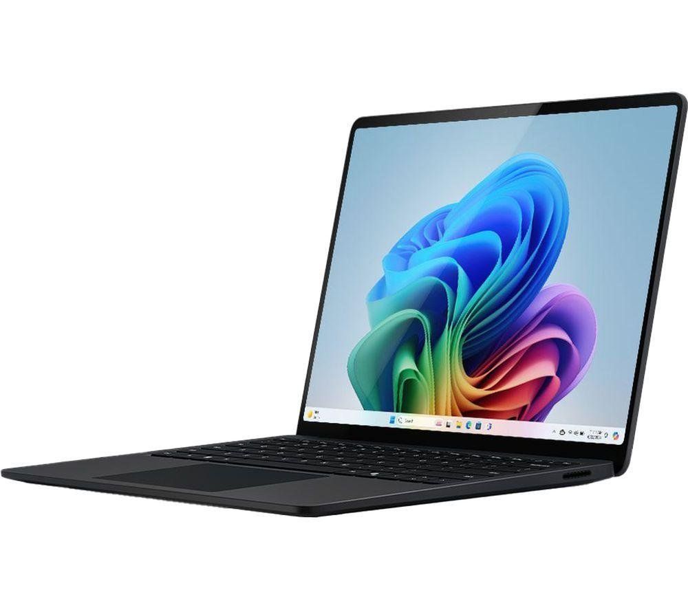 MICROSOFT 13.8" Surface Laptop, Copilot PC - Snapdragon X Plus, 512 GB SSD, Black, Black - Image 1