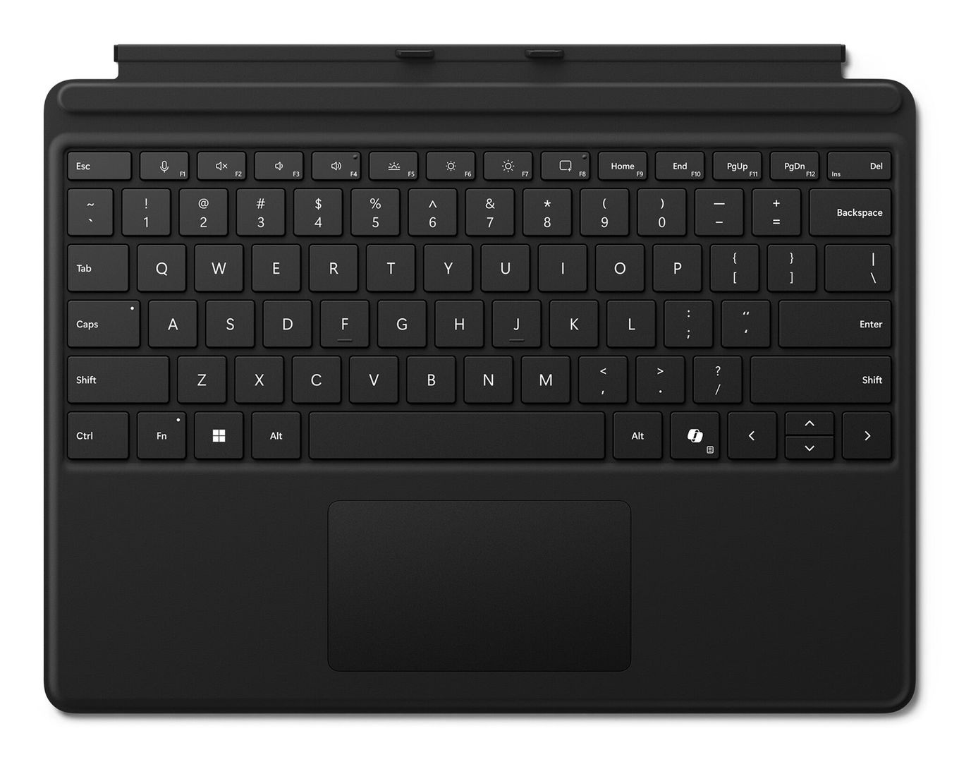 Microsoft Surface Pro Keyboard AZERTY Belgian Microsoft Cover port Bla - Image 1