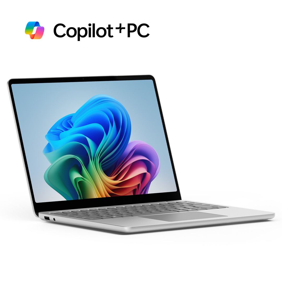 MICROSOFT 13" Surface Laptop, Copilot PC - Snapdragon X Plus, 512 GB SSD, Platinum, Silver/Grey - Image 1