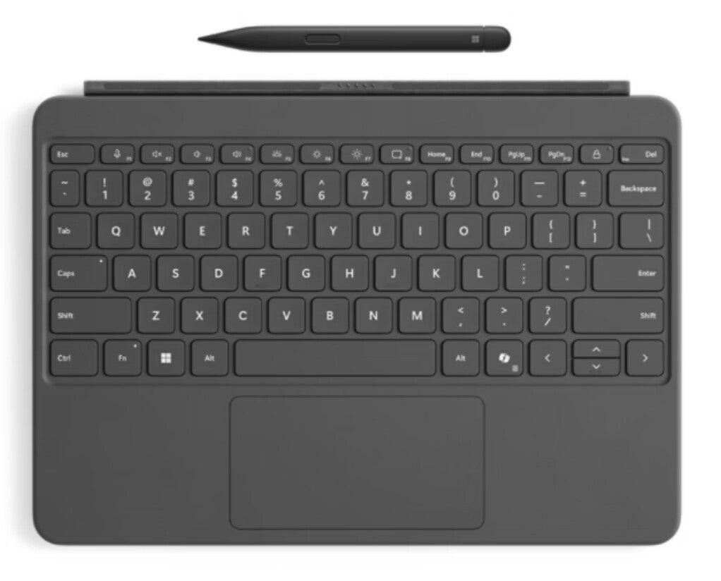MICROSOFT Surface Pro Typecover & Surface Slim Pen 2 Bundle - Alcantara Platinum, Silver/Grey - Image 1