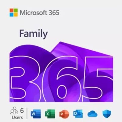 Microsoft Office 365 Family Office suite 1 license(s) Multilingual 1 year(s) - Thumbnail 2