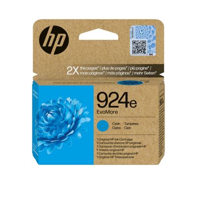HP 4K0U7NE/924E Ink cartridge cyan EvoMore. 800 pages ISO/IEC 19752 fo