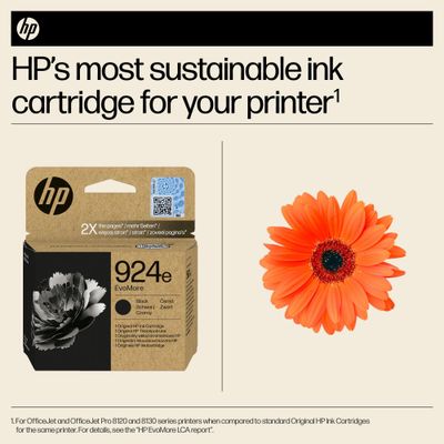 HP 4K0V0NE/924E Ink cartridge black EvoMore. 1K pages ISO/IEC 19752 fo
