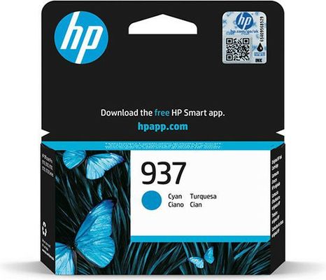 HP 4S6W2NE/937 Printhead cartridge cyan. 800 pages ISO/IEC 19752 for H
