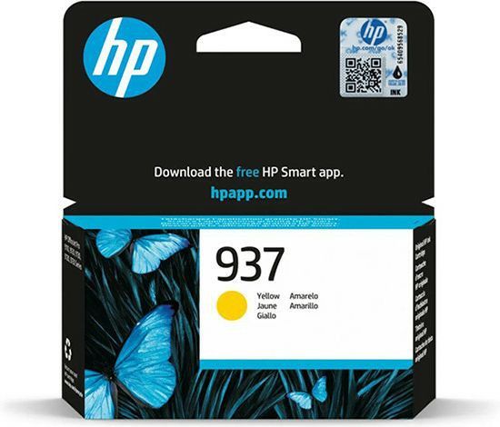 HP 4S6W4NE/937 Printhead cartridge yellow. 800 pages ISO/IEC 19752 for - Image 1