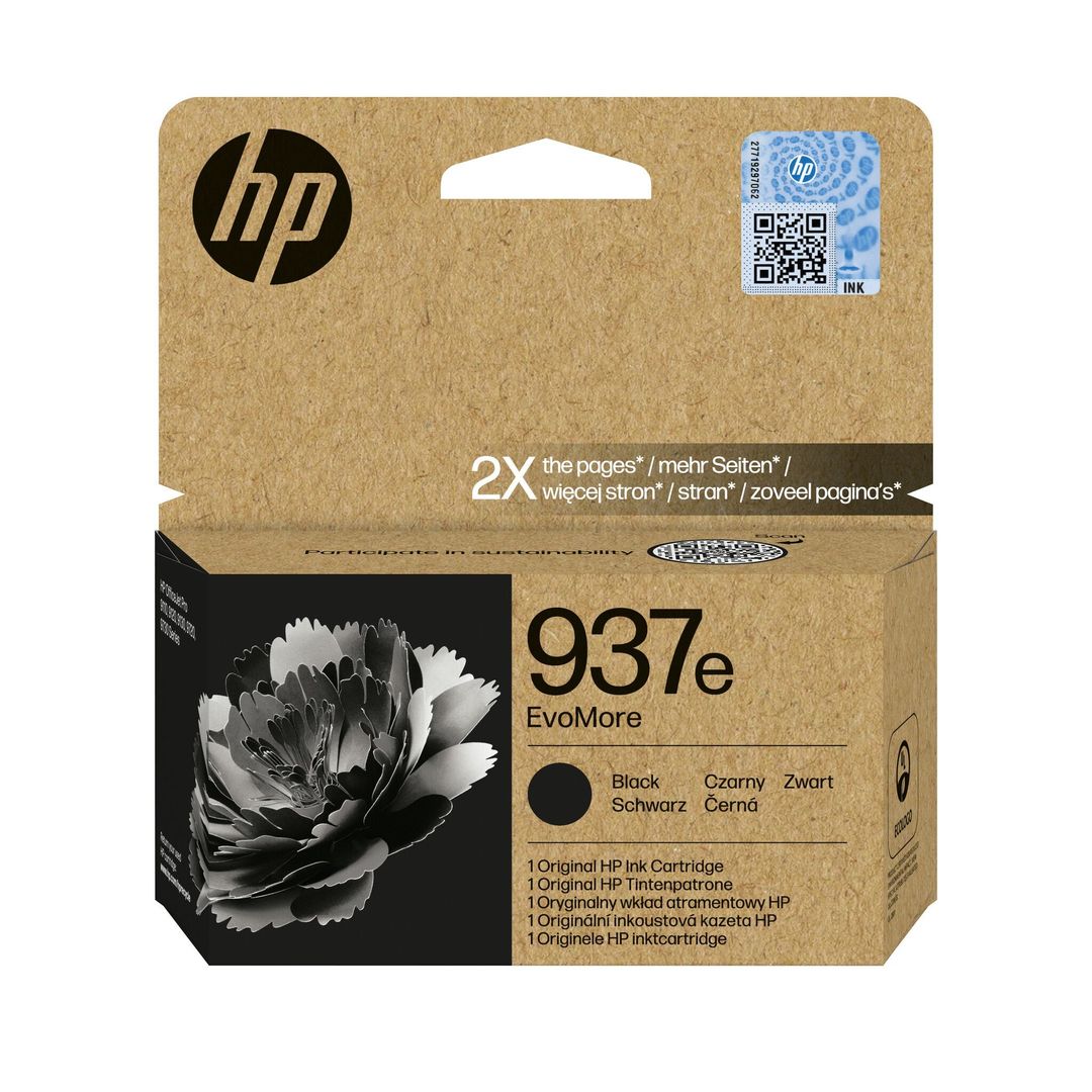 HP 4S6W9NE/937E Printhead cartridge black Evomore. 2.5K pages ISO/IEC - Image 1