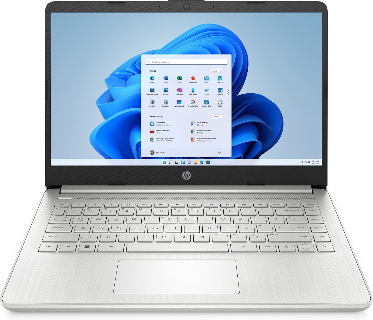 HP 14s-fq1005na AMD Ryzen™ 7 5700U Laptop 35.6 cm (14") Full HD 8 - Image 1