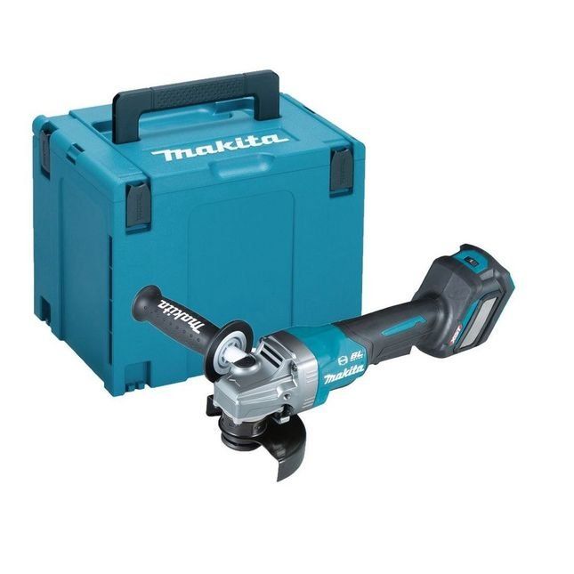 Makita GA028GZ01 40VMAX XGT 115mm Angle Grinder (Bare Unit) with Disc & Makpac Case - Image 1