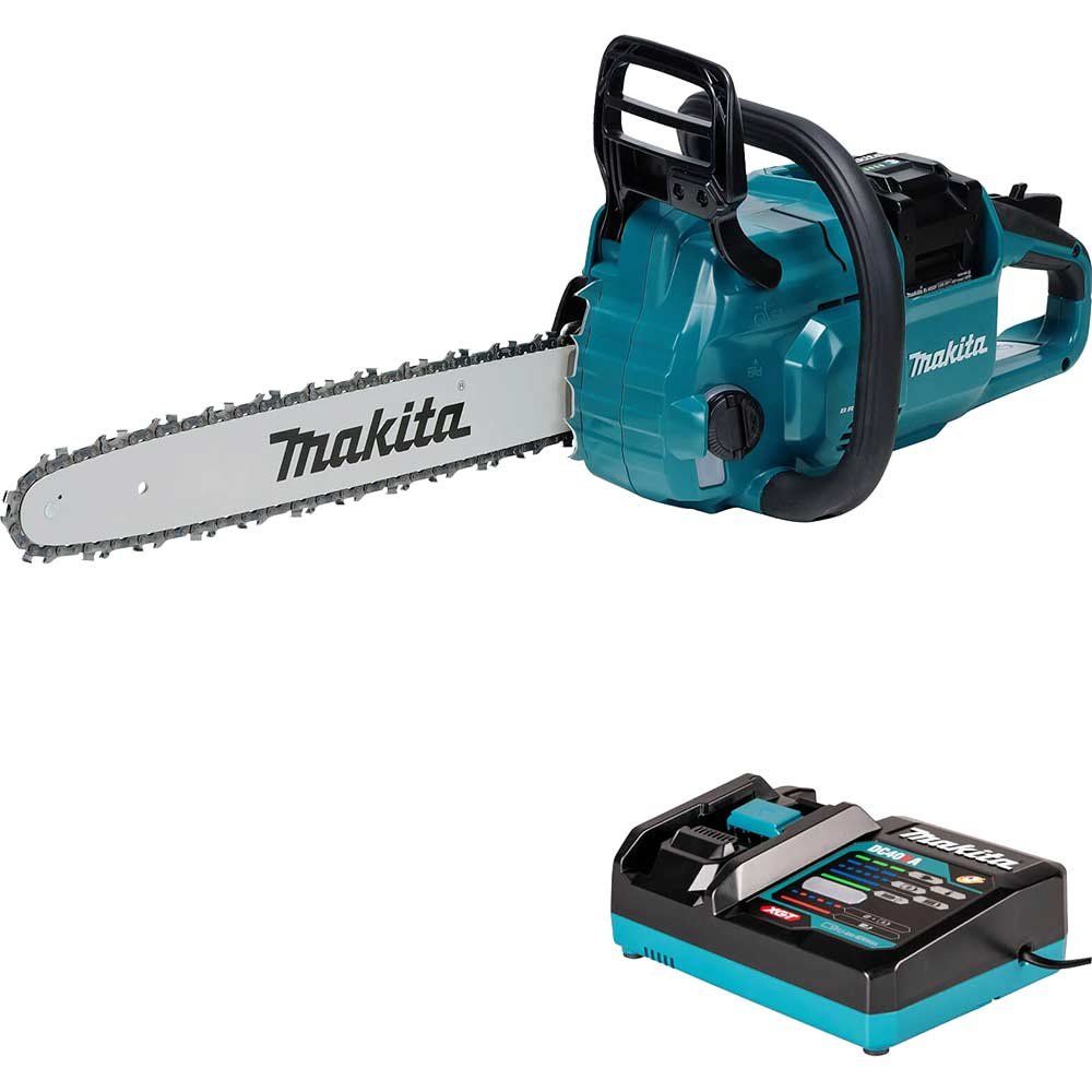 Makita UC026G 40v Max XGT Cordless Brushless Chainsaw 400mm 1 x 5ah Li-ion Battery Charger - Image 1