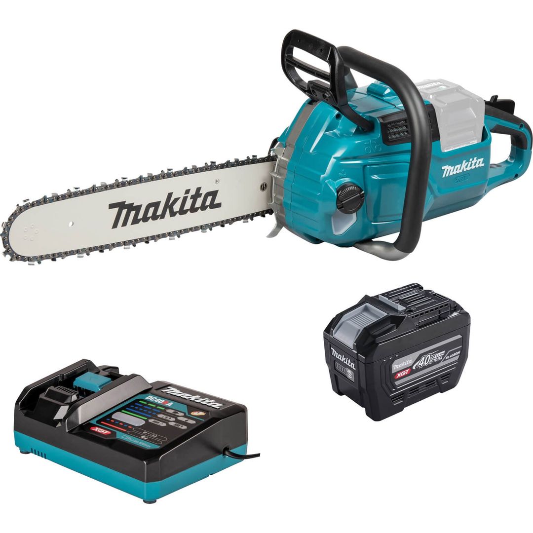 Makita UC030G 40v Max XGT Cordless Brushless Chainsaw 500mm 1 x 8ah Li-ion Battery Charger - Image 1