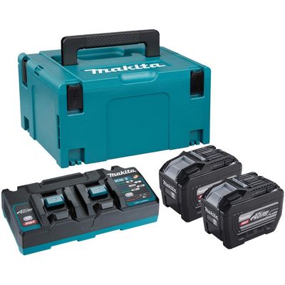 Makita 40v XGT Power Source Kit 2 x 8ah Batteries and 110v Charger 8ah