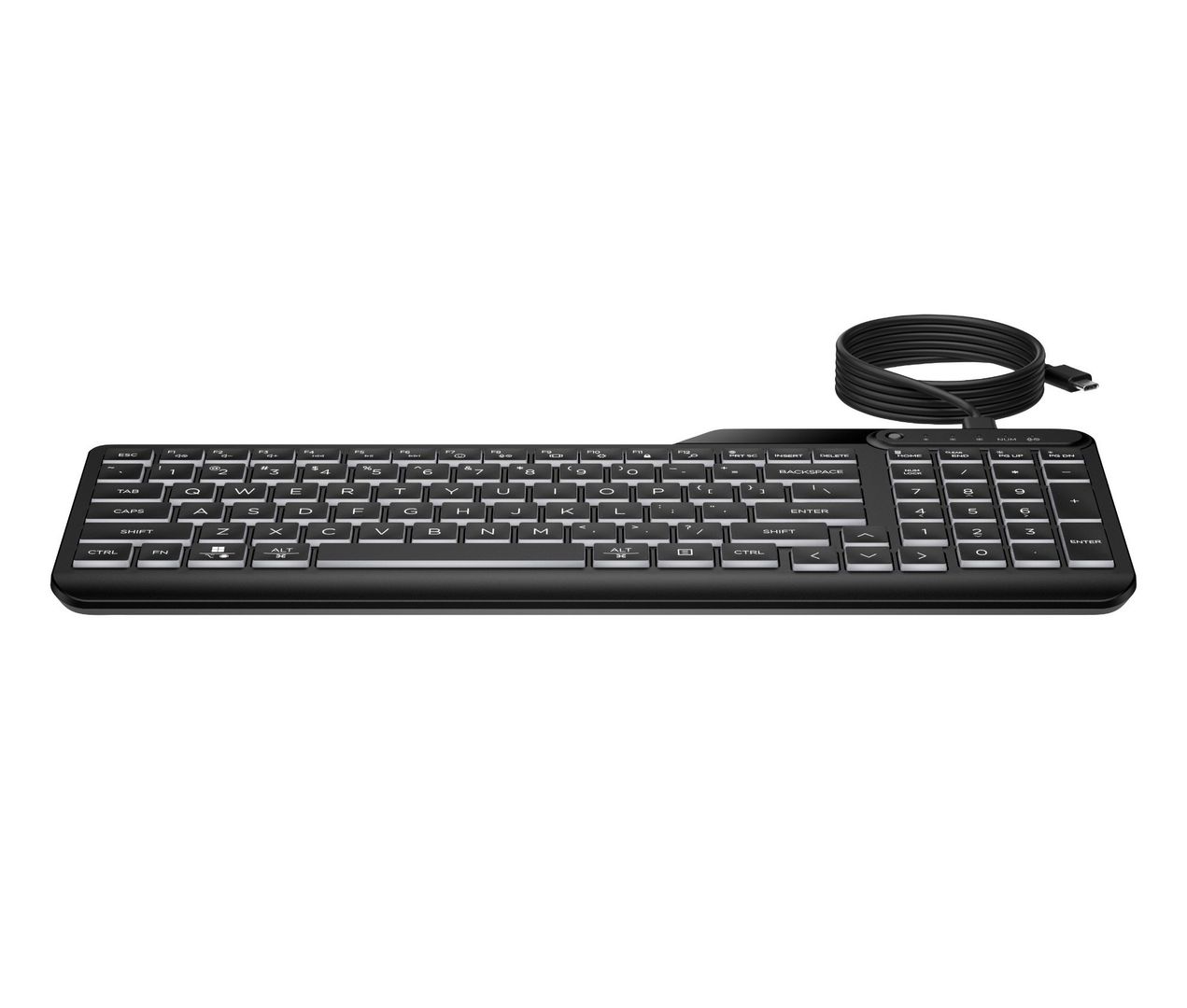 HP 400 Backlit Wired Keyboard - Image 1