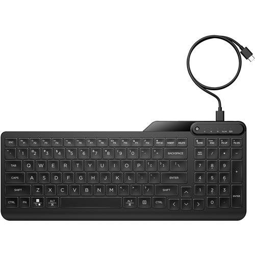 HP 405 Multi-Device Backlit Wired Keyboard - Image 1