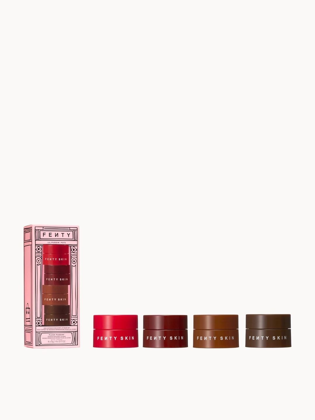 Fenty Skin Lil Puddin' Pots Mini Intensive Recovery Lip Mask Set (Worth £28) - Image 1