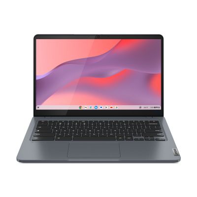 LENOVO IdeaPad Slim 3i 14" Chromebook Plus - Intel®Core i3, 256 GB eMMC, Grey, Silver/Grey