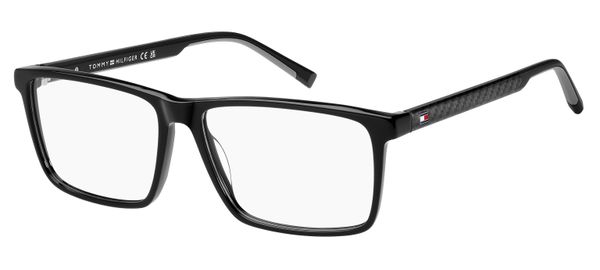 Tommy Hilfiger Mężczyzna Tommy Hilfiger TH 2198 807 Oprawki optyczne Acetat Czarny Kwadratowy Normalna