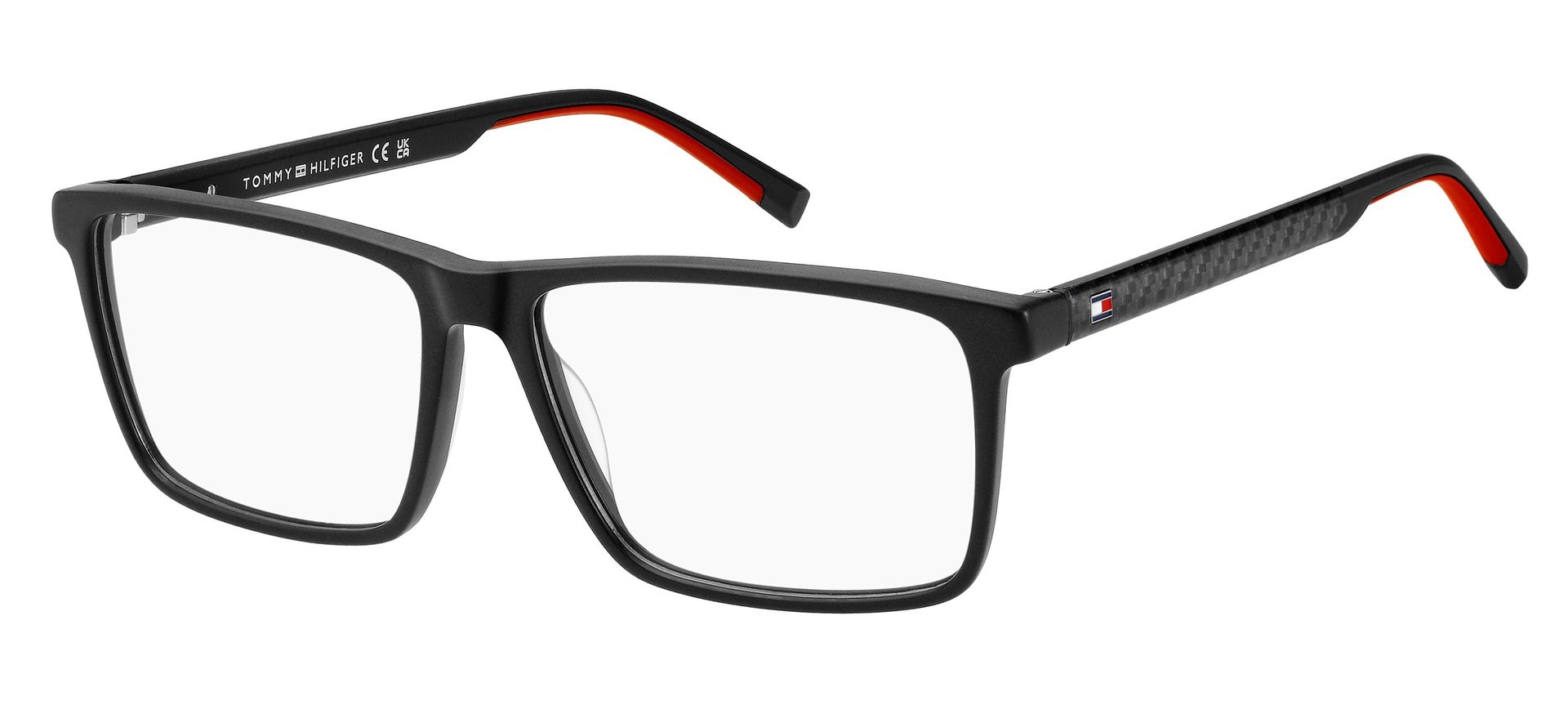 Tommy Hilfiger Mężczyzna Tommy Hilfiger TH 2198 OIT Oprawki optyczne Acetat Czarny Kwadratowy Normalna - Image 1