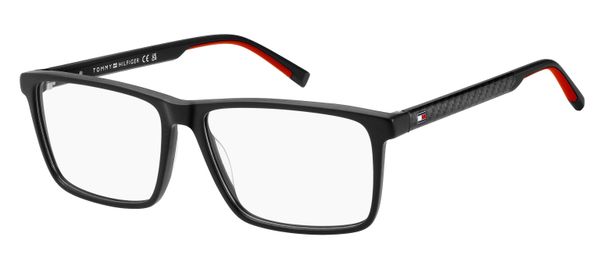 Tommy Hilfiger Mężczyzna Tommy Hilfiger TH 2198 OIT Oprawki optyczne Acetat Czarny Kwadratowy Normalna