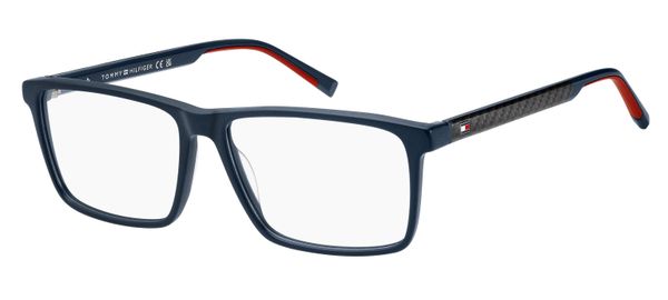 Tommy Hilfiger Mężczyzna Tommy Hilfiger TH 2198 PJP Oprawki optyczne Acetat Niebieski Kwadratowy Normalna