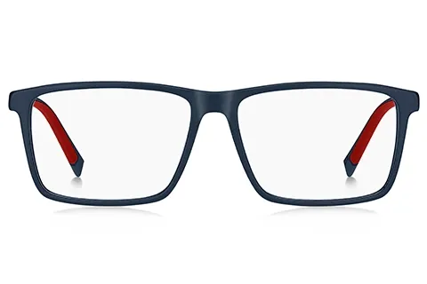 Tommy Hilfiger Mężczyzna Tommy Hilfiger TH 2198 PJP Oprawki optyczne Acetat Niebieski Kwadratowy Normalna - Thumbnail 2