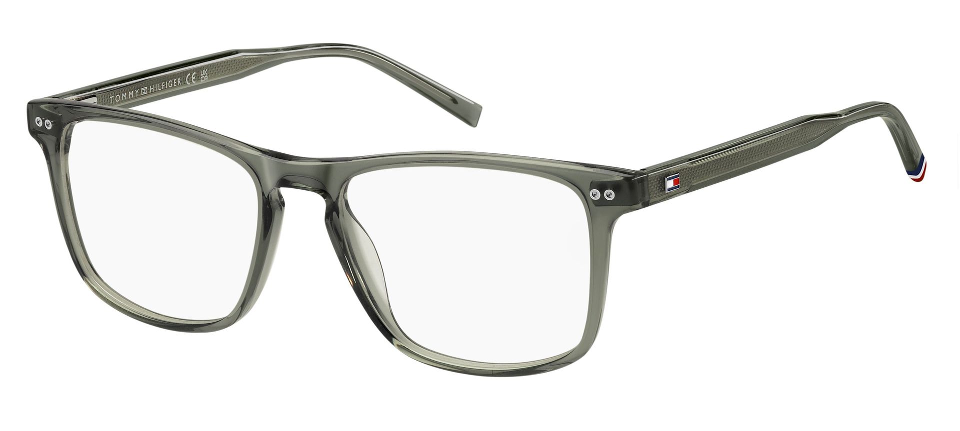 Tommy Hilfiger Mężczyzna Tommy Hilfiger TH 2189 1ED Oprawki optyczne Acetat Zielony Kwadratowy Normalna - Image 1