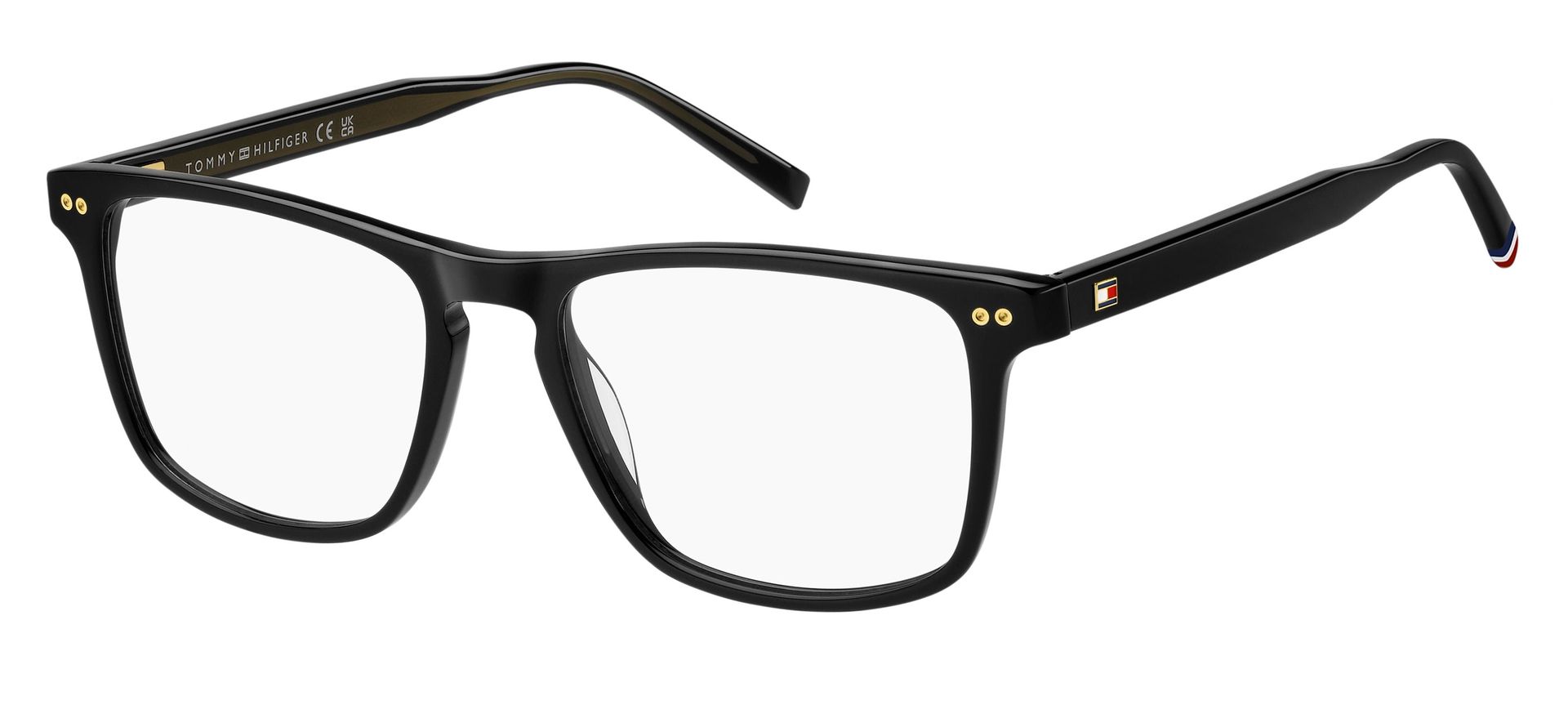 Tommy Hilfiger Mężczyzna Tommy Hilfiger TH 2189 807 Oprawki optyczne Acetat Czarny Kwadratowy Normalna - Image 1