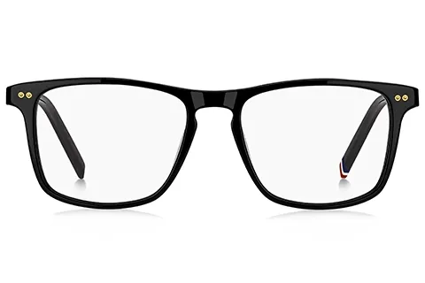 Tommy Hilfiger Mężczyzna Tommy Hilfiger TH 2189 807 Oprawki optyczne Acetat Czarny Kwadratowy Normalna - Thumbnail 2